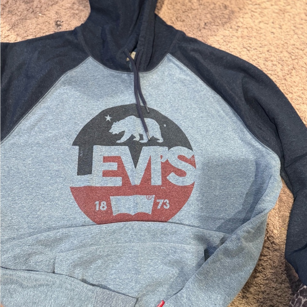 Levi's Two-Tone Blue Hoodie
